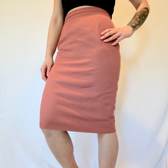 Mauve Rose Pink Vintage skirt - Picture 1 of 8